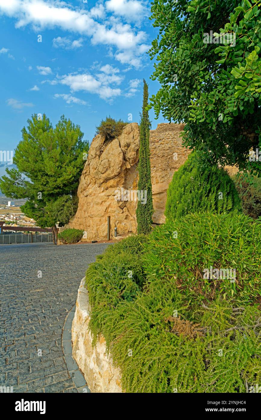 Parador de Lorca, Burg, Castillo de Lorca Stockfoto