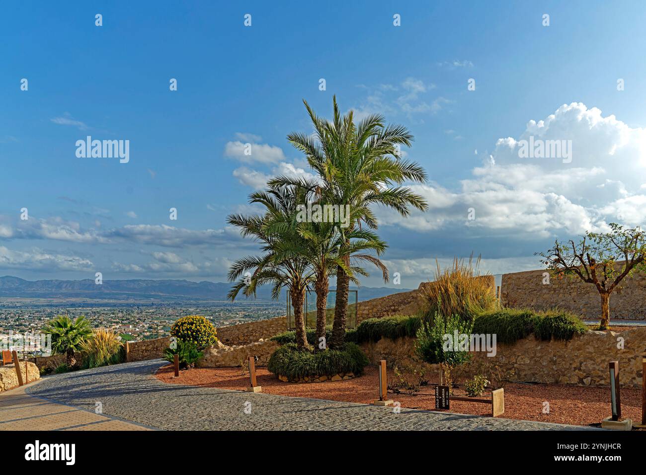 Parador de Lorca, Ortsansicht, Landschaft, Panorama Stockfoto