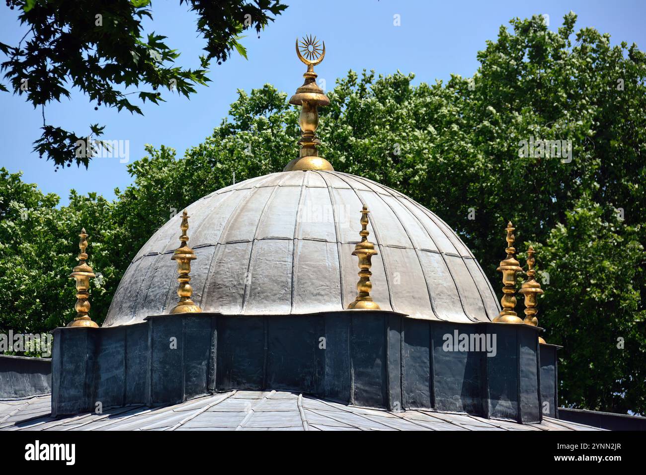 Tor der Felicity, Bâbüssaâde, Topkapı-Palast, Topkapı Saray, Istanbul, Türkei, UNESCO-Weltkulturerbe Stockfoto