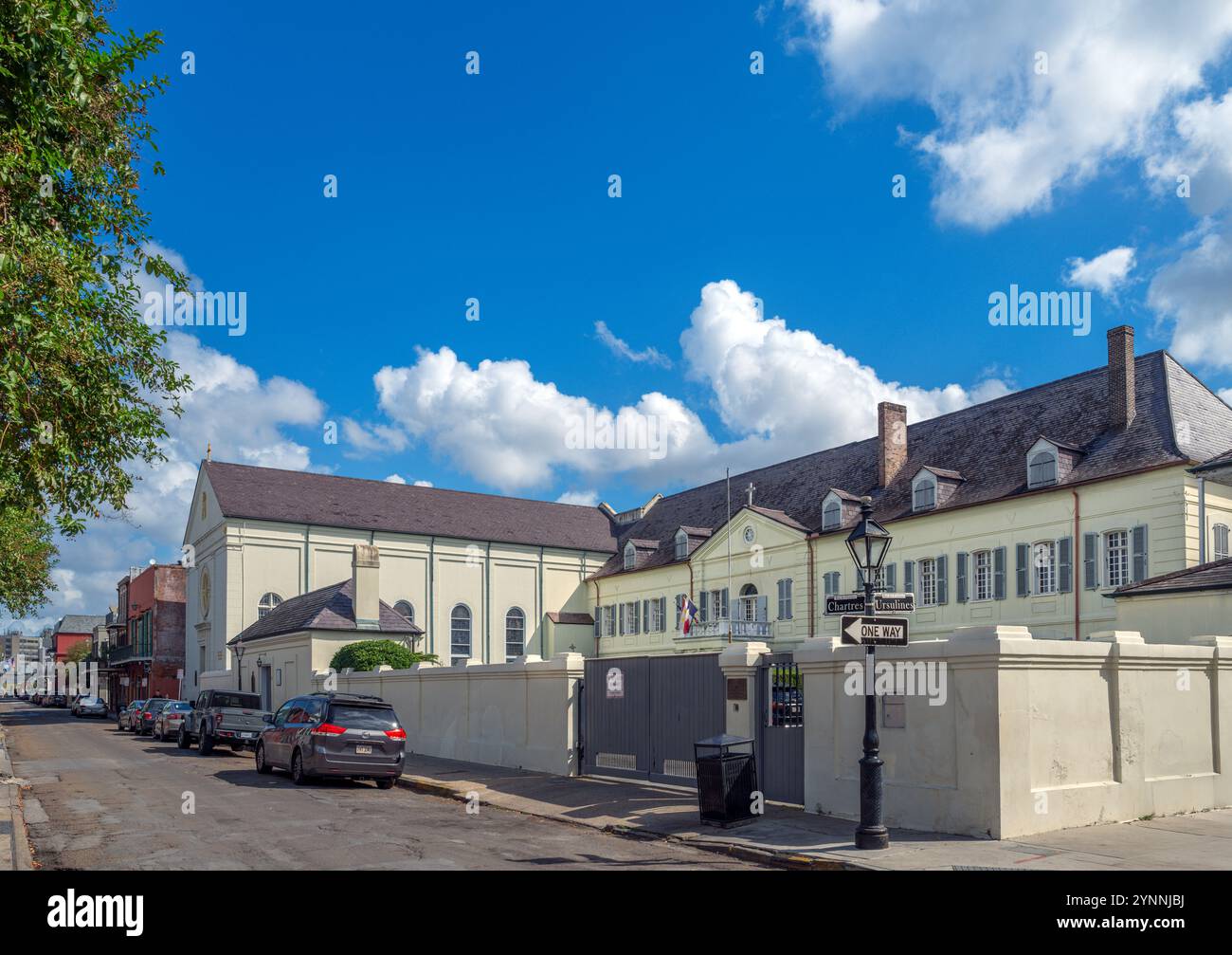 Old Ursuline Convent Museum, Chartres Street, French Quarter, New Orleans, Louisiana, USA Stockfoto