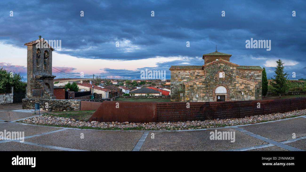 Westgotische Kirche San Pedro de la Nave, 7. Jahrhundert, El Campillo, Zamora, Autonome Gemeinschaft von Kastilien und Leon, Spanien Stockfoto