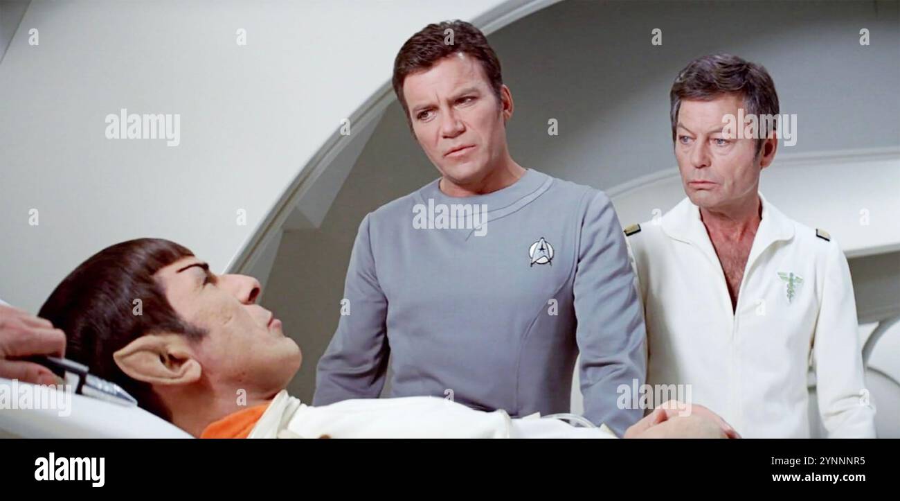 STAR TREK: DER FILM 1979 Paramount Pictures Film mit Leonard Nimoy, William Shatner und DeForest Kelley Stockfoto