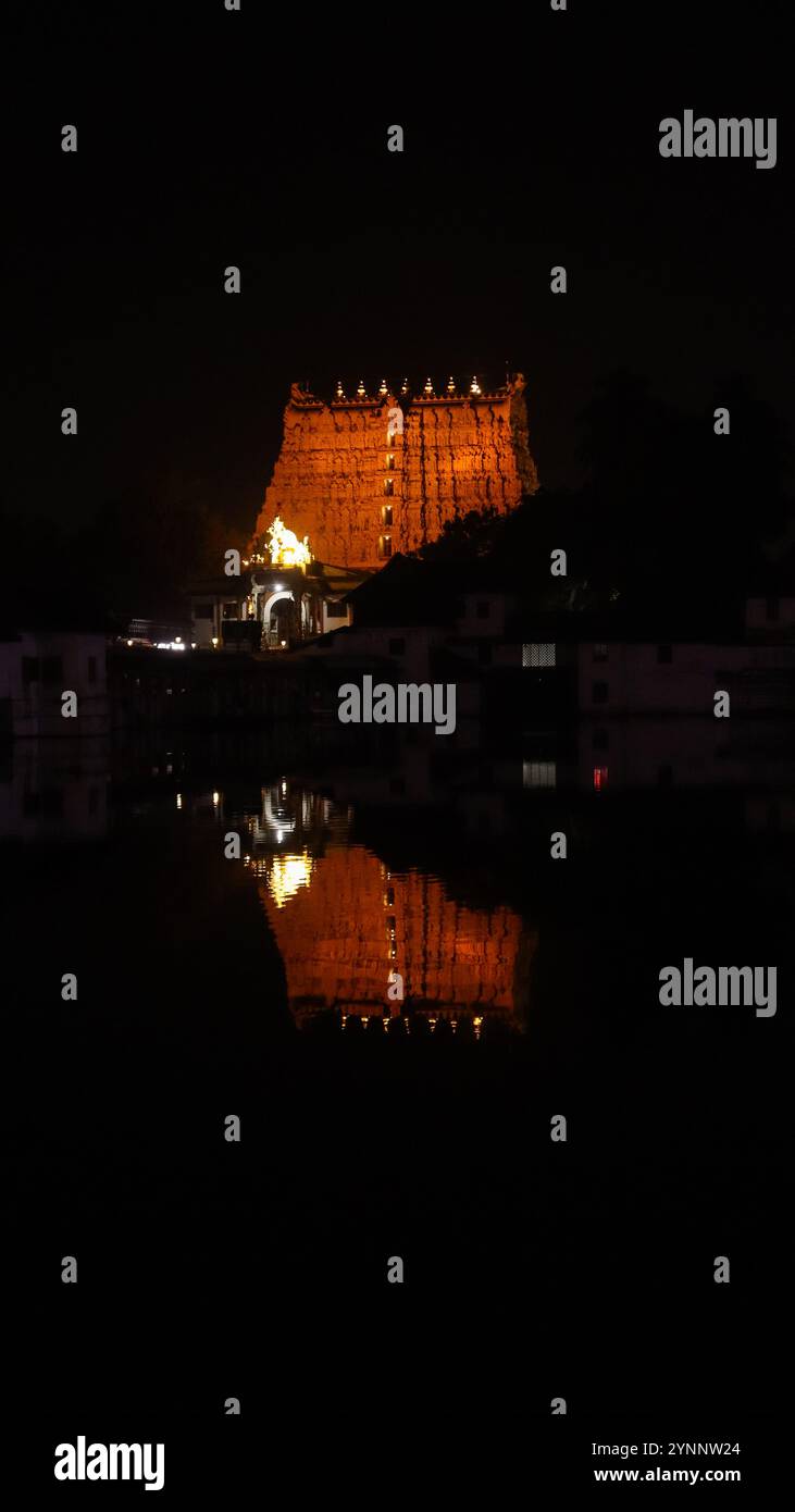 Padmanabhaswami-Tempel, thiruvananthapuram Stockfoto