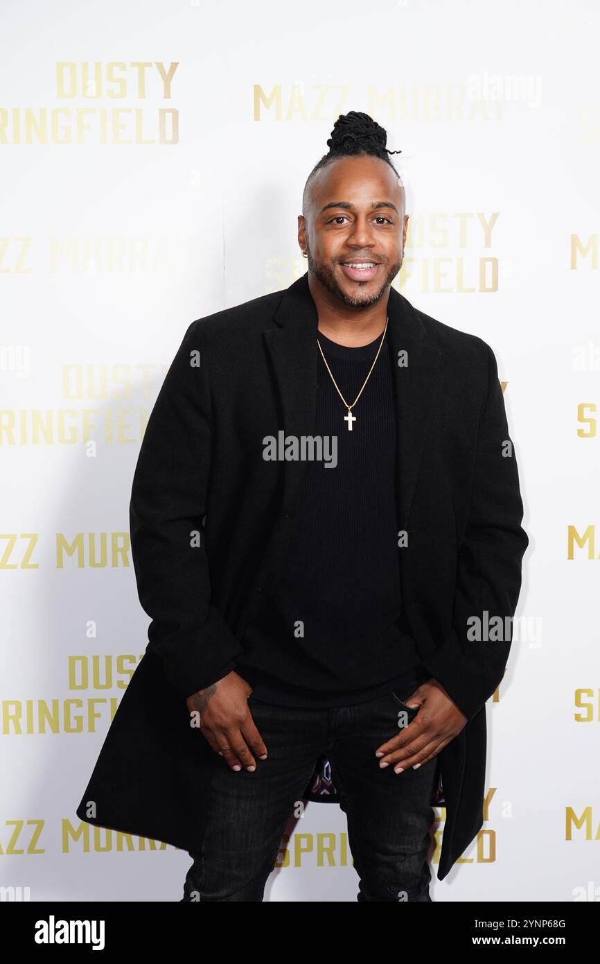 Bradley McIntosh kommt zur Pressenacht von Mazz Murray: The Music of Dusty Springfield im Adelphi Theatre in London. Bilddatum: Dienstag, 26. November 2024. Stockfoto