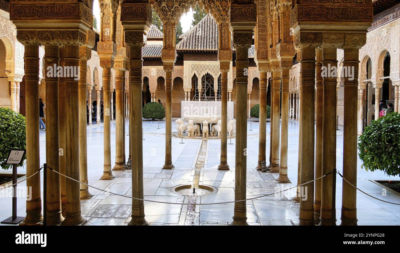 Alhambra, Granada, Andalusien Stockfoto