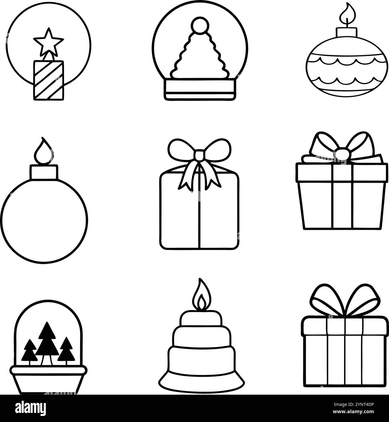 Weihnachtsveranstaltung Ornament Vektor Illustration Stock Vektor