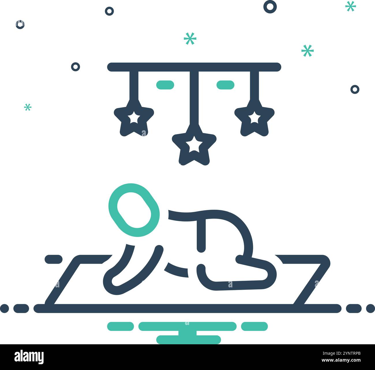 Symbol für Baby, Nachkommen Stock Vektor