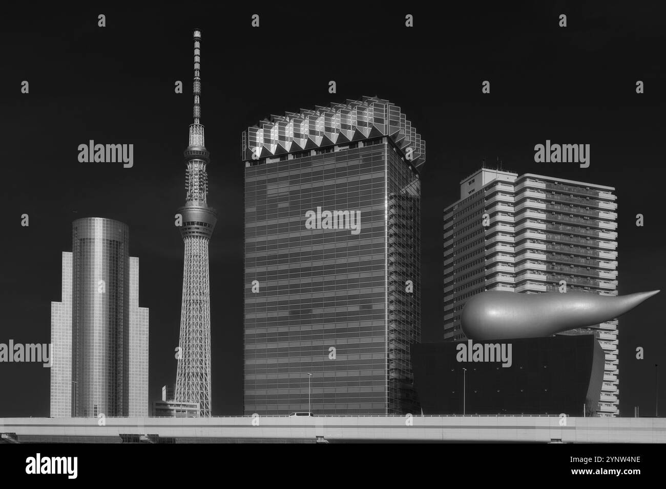 Tokio Straßen und Gebäude, Stadtbild Stockfoto