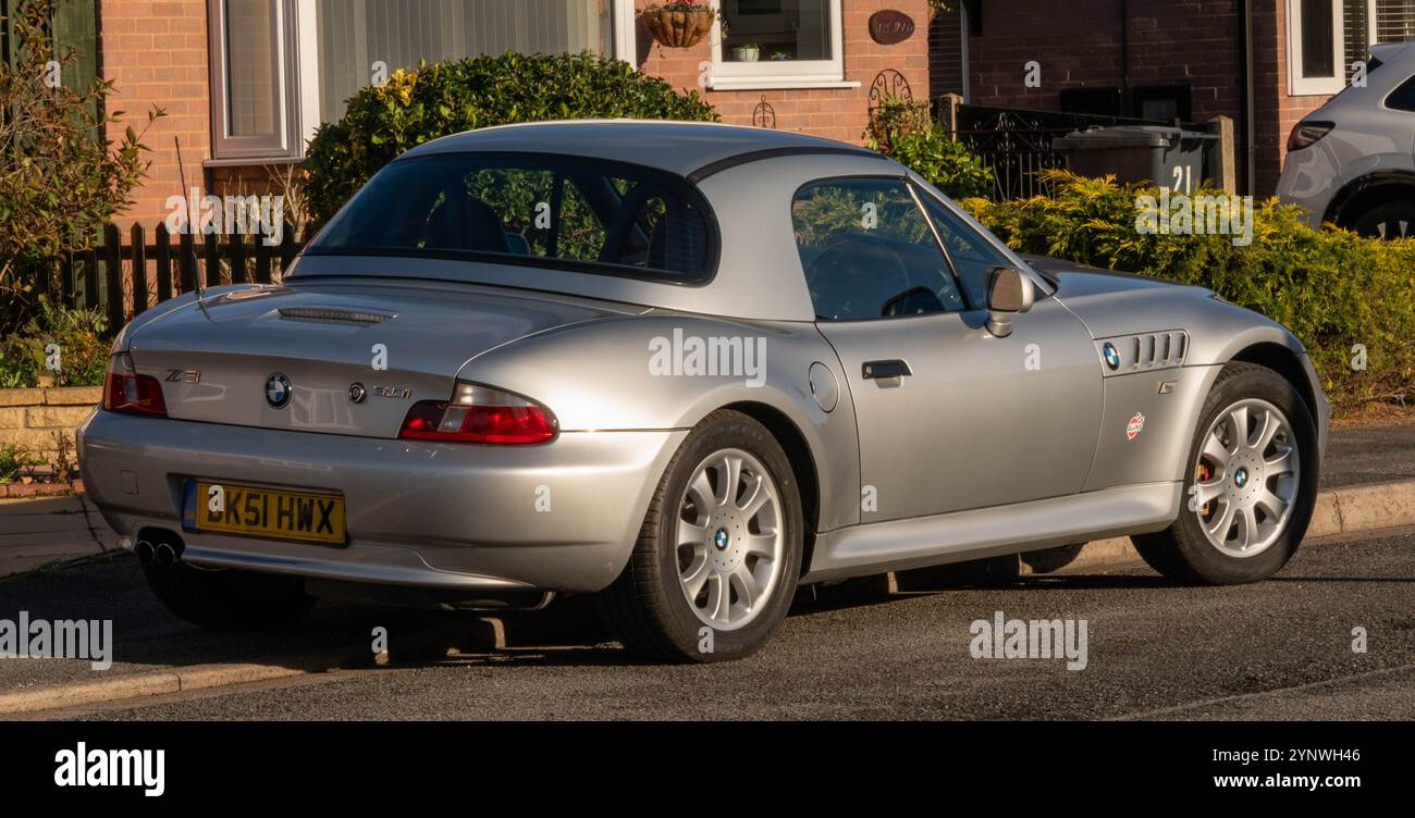 Z3, BMW, bayerischer Automobilhersteller, Roadster, 3Ltr., 2 Sitzer, 2 Türen, Baujahr 2001, gebaut in Amerika, South Carolina, Werk, Spartanburg. Stockfoto