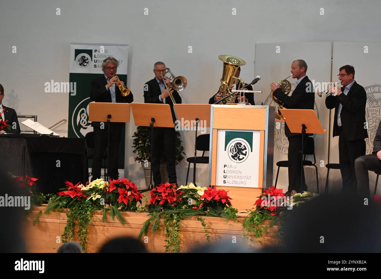 Einweihung, neuer Rektor, Prof Dr. Bernhard Fügenschuh, Paris Lodron Universität, Salzburg, Manfred Siebinger *** Einweihung, neuer Rektor, Prof Dr. Bernhard Fügenschuh, Paris Lodron Universität, Salzburg, Manfred Siebinger Stockfoto