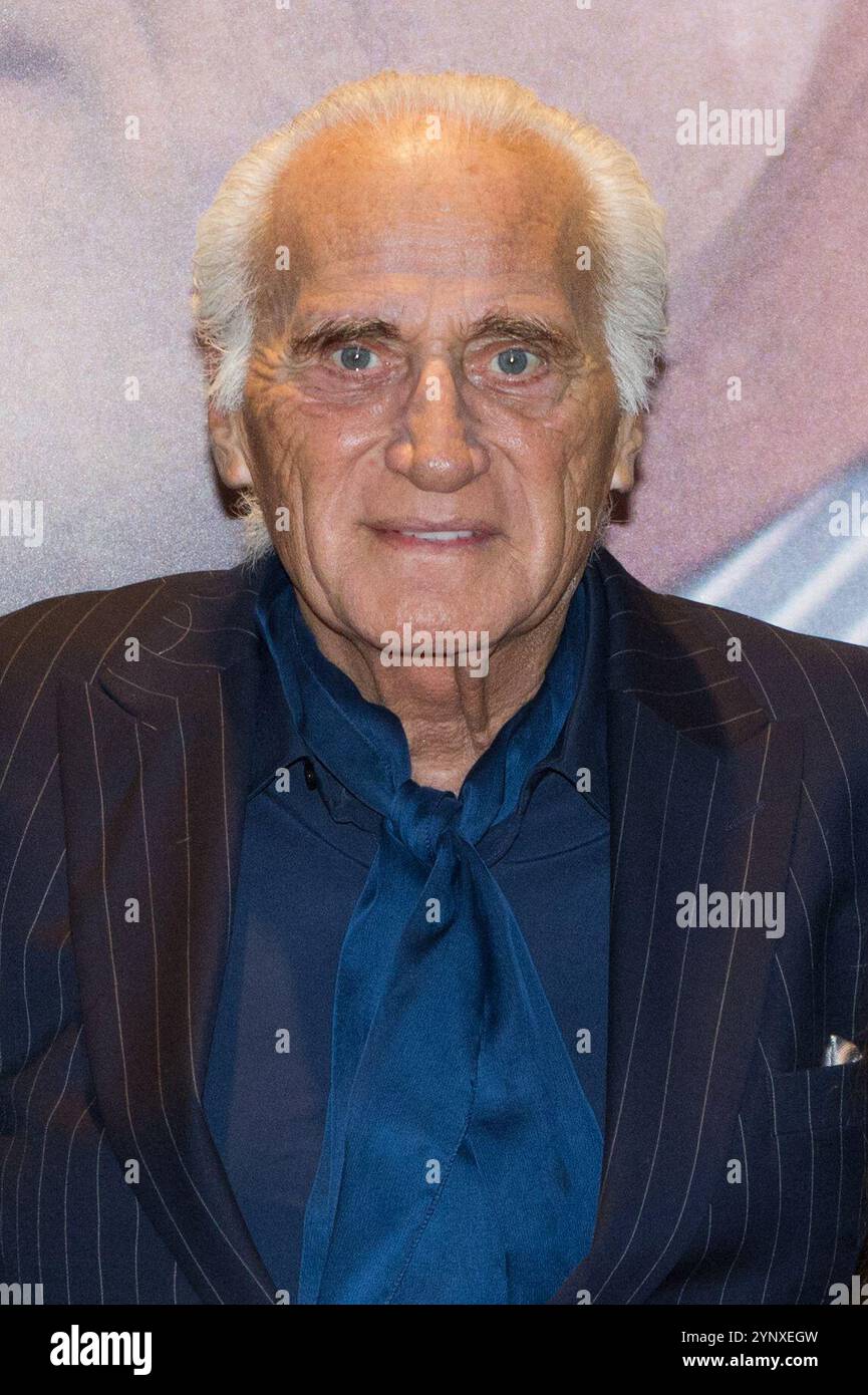 Turin, Italien. November 2024. Schauspieler Joe Cortese (Joseph Cortese) Fotoanruf beim Torino Film Festival 2024 für Film „HERE'S.YIANNI!“ Quelle: Marco Destefanis/Alamy Live News Stockfoto