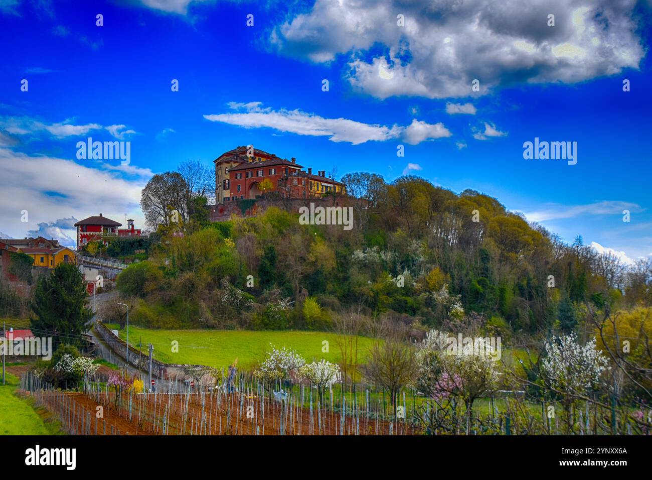 Schloss Pavone, Pietra Marazzi, Alessandria, Piemont, Italien Stockfoto