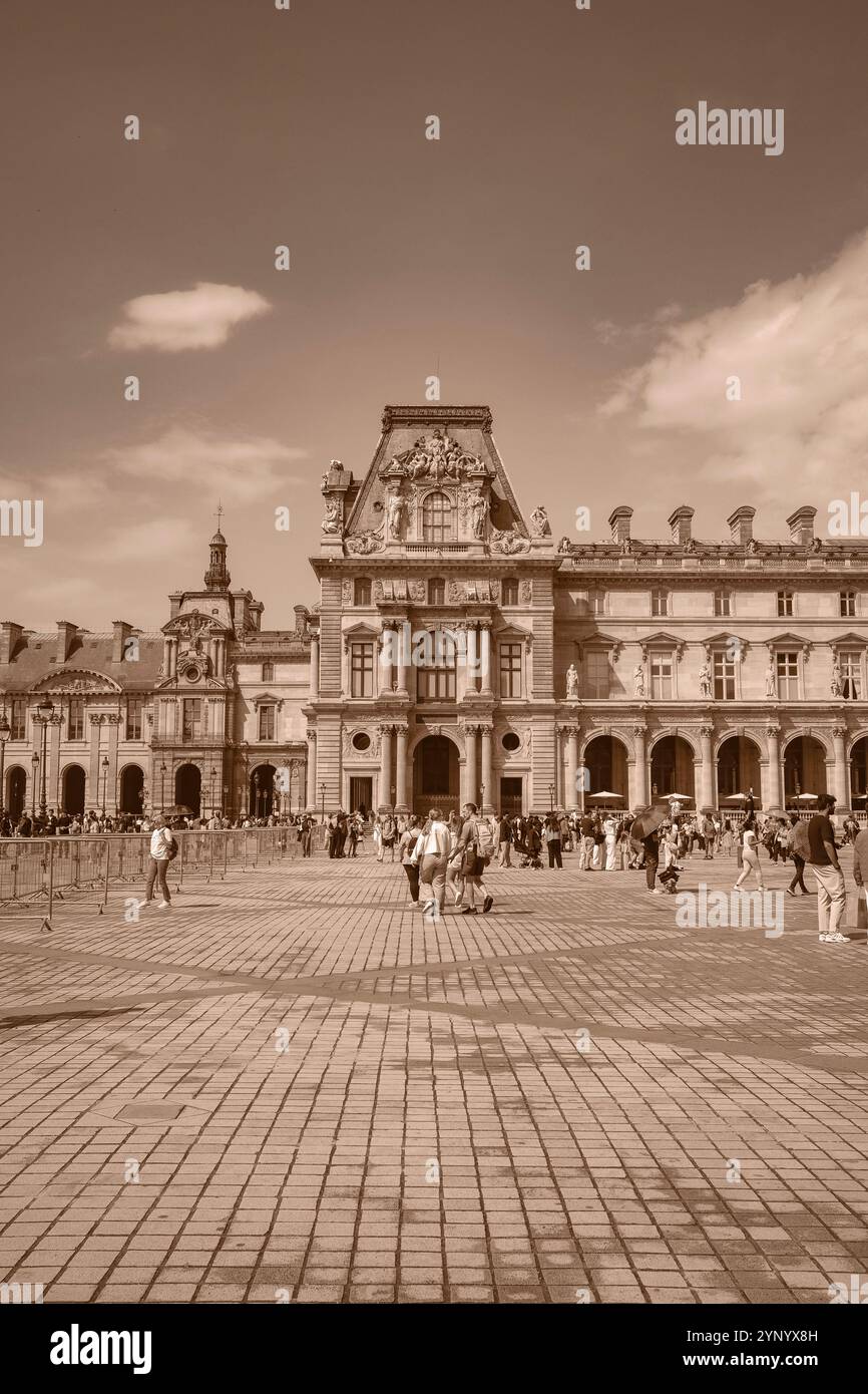 Der Louvre Stockfoto