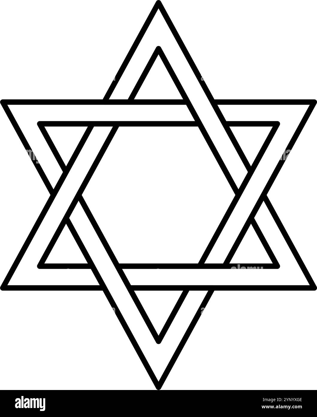 Star of david Vector Stock Vektor