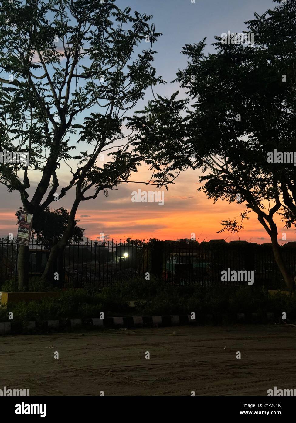 Himmlischer Sonnenuntergang🧡🌅 ✨ Stockfoto