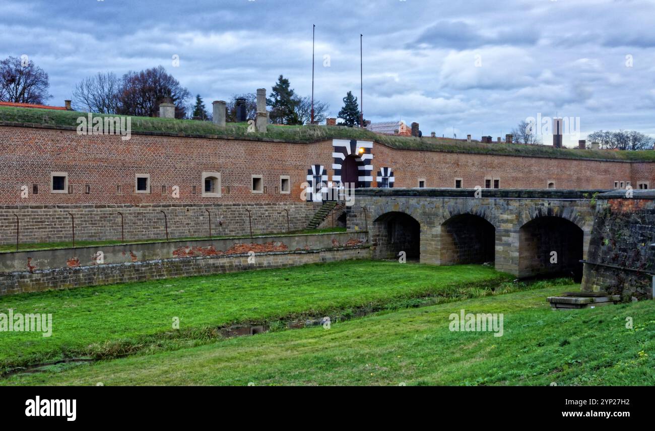 Terezín, nacistický koncentrační Tábor / Terezín, Konzentrationslager der Nazis Stockfoto