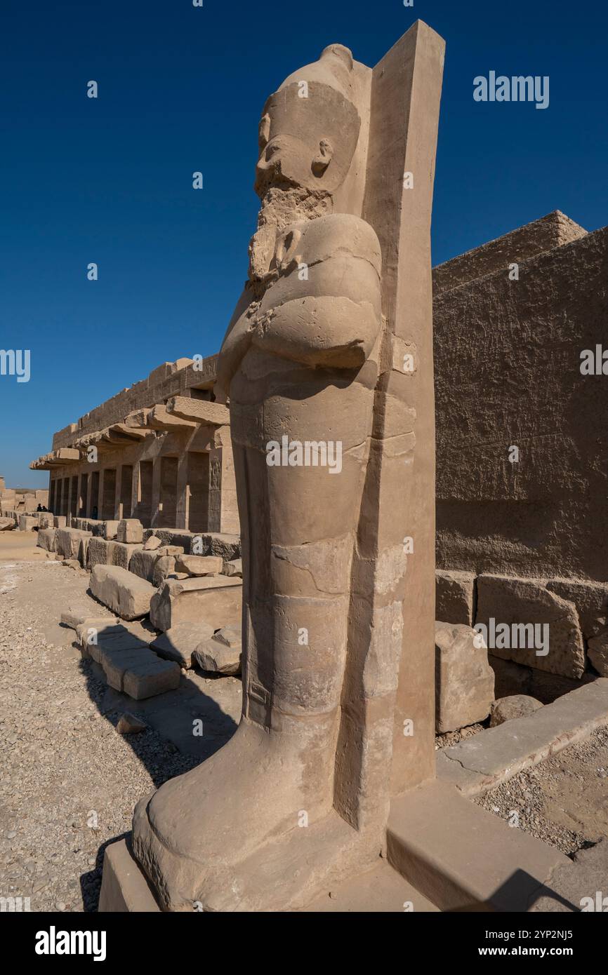 Tempel des Amun, Tempelkomplex von Karnak, UNESCO-Weltkulturerbe, Theben, Ägypten, Nordafrika, Afrika Stockfoto