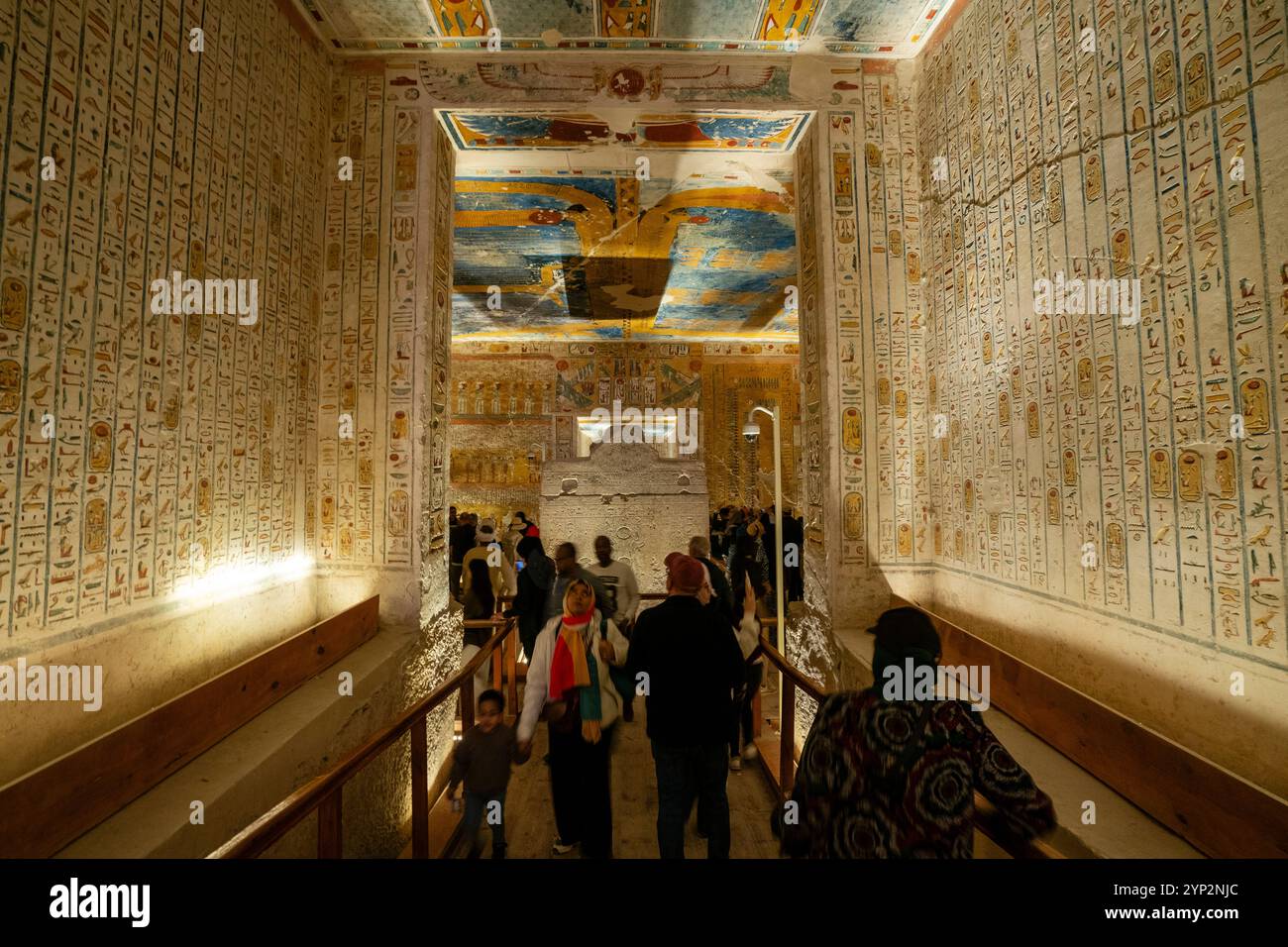 Ramses IV. Grab, Tal der Könige, UNESCO-Weltkulturerbe, Theben, Luxor, Ägypten, Nordafrika, Afrika Stockfoto