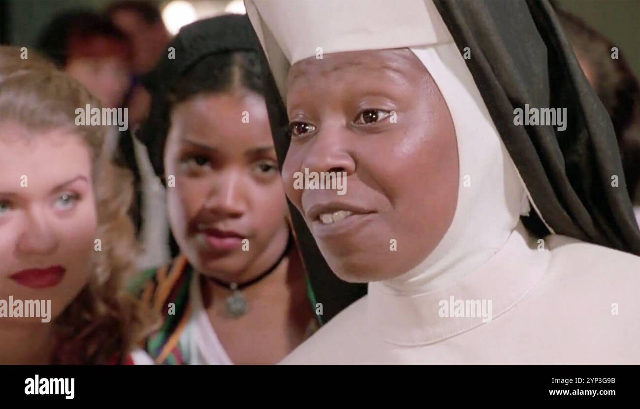 SISTER ACT 2: BACK IN THE HABIT 1993 Buena Vista Pictures Distribution Film mit Whoopi Goldberg als Schwester Mary Clarence/Deloris Wilson-Van Cartier Stockfoto