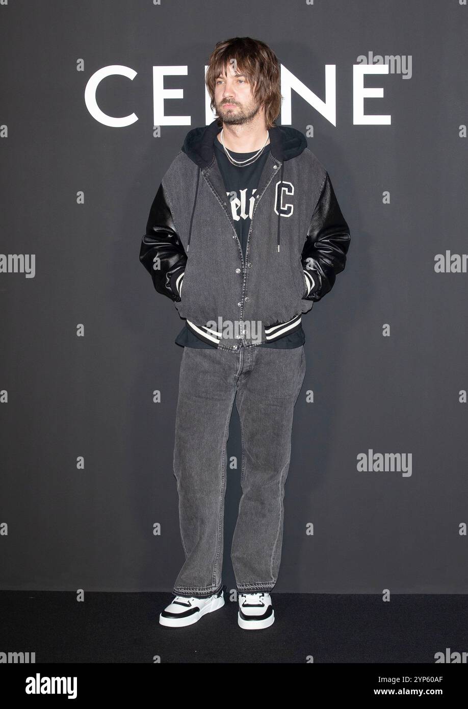 Seoul, Südkorea. November 2024. Die Tame Impala Band Kevin Paker nimmt am 28. November 2024 an einem Fotobesuch für die Celine Cheongdam Flaggschiff Open Event in Seoul, Südkorea, Teil. (Foto: Lee Young-HO/SIPA USA) Credit: SIPA USA/Alamy Live News Stockfoto