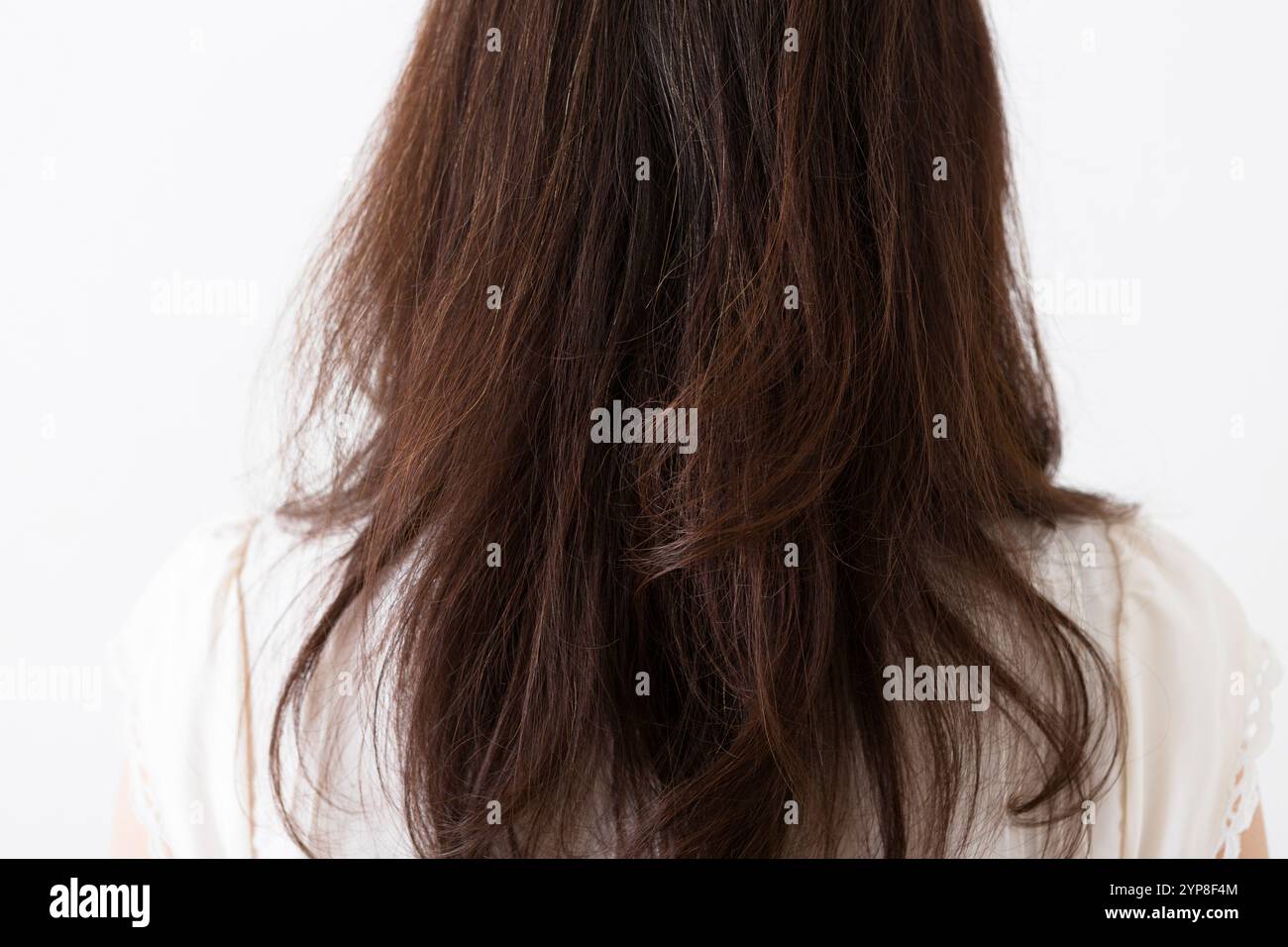 Mittlere Frau in Rückansicht Stockfoto