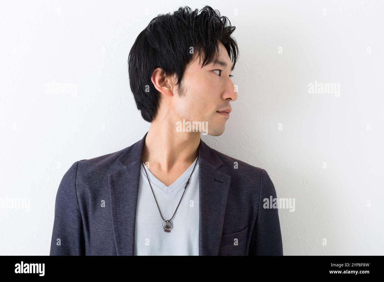 Junger männlicher Oberkörper Stockfoto