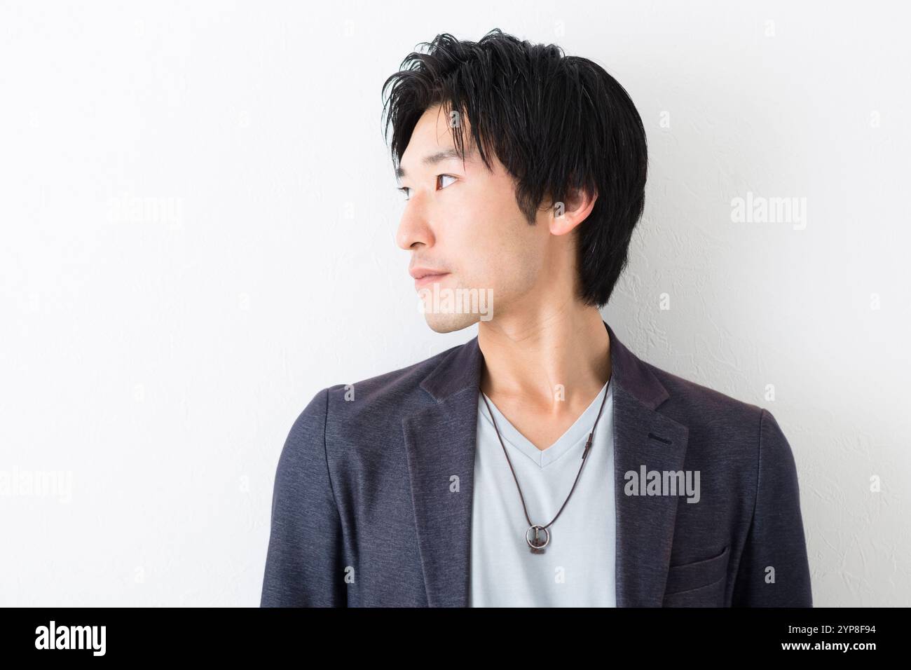 Junger männlicher Oberkörper Stockfoto