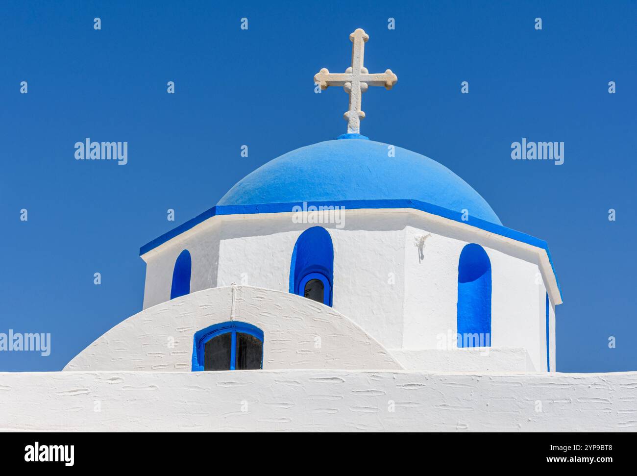 Pamegiston Taksiarxon Church, Parikia, Paros, Kykladen, Griechenland Stockfoto