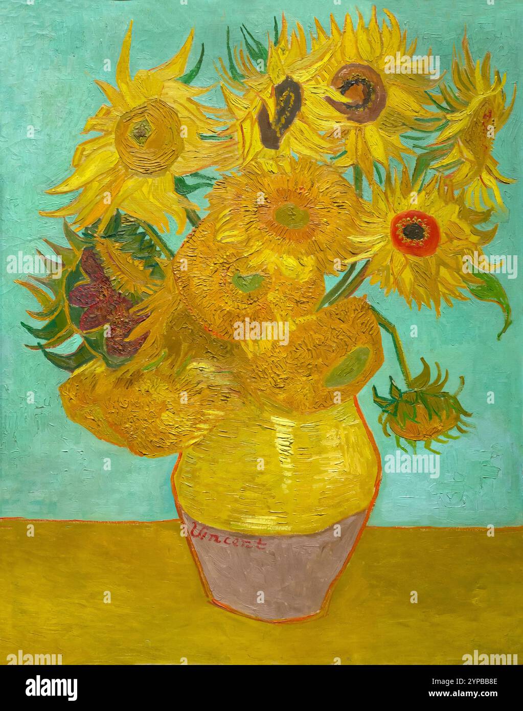 Sonnenblumen, Vincent van Gogh, 1889, Philadelphia Museum of Art, Stockfoto