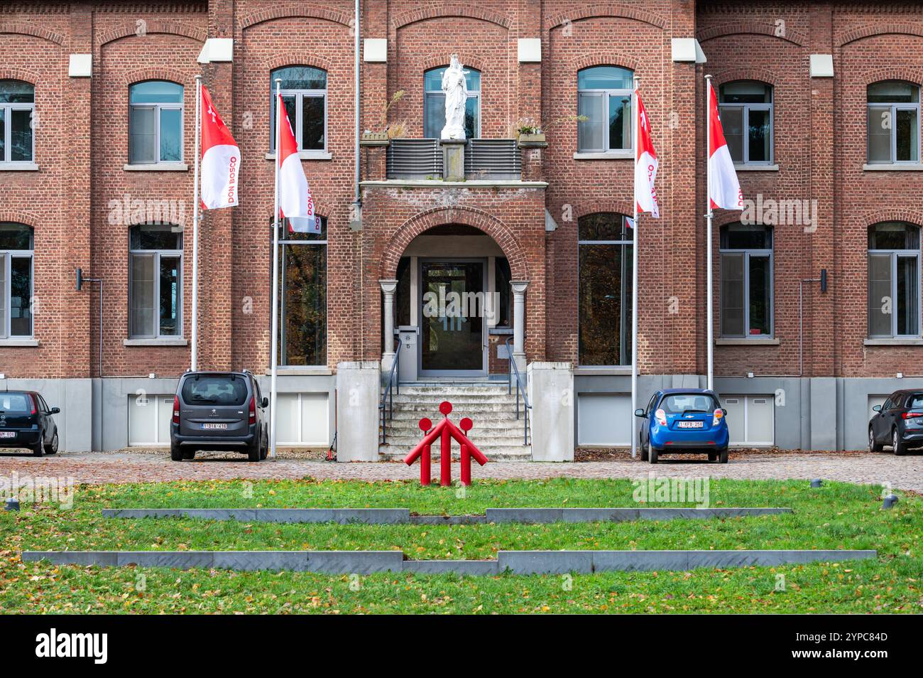 Die Don Bosco Highschool mit einem Zentrum für Ausbildung und Animation in Oud-Heverlee, Leuven, Belgien, 23. November 2024 Stockfoto