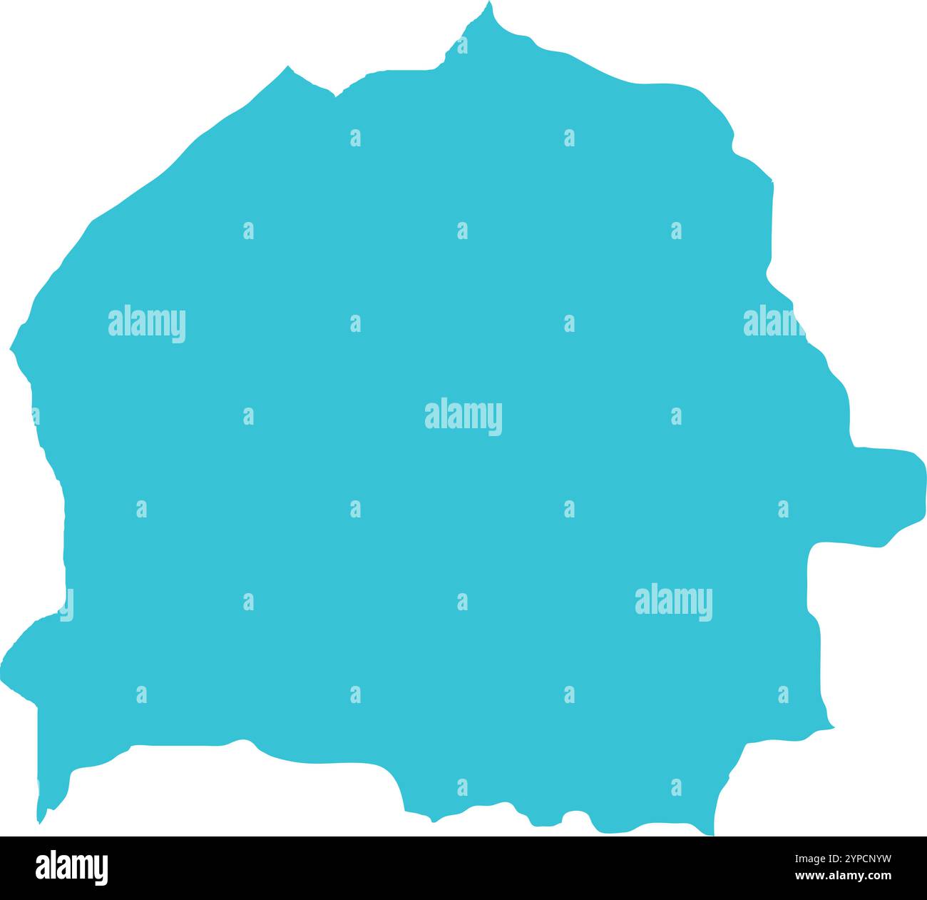 Weißrussland KARTE in Blau, Ländergrenze, Weißrussland Karte, Grenze von Weißrussland, geografische Karte Stock Vektor