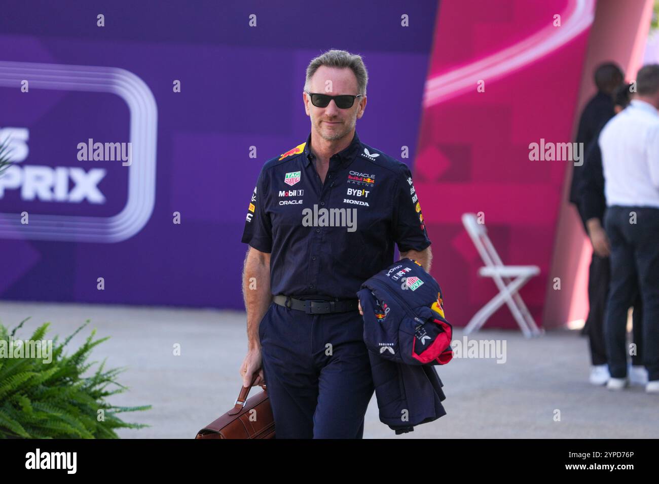 Doha, Katar. November 2024. Christian Horner (GBR) - RedBull Racing Team Principal 29.11.2024, Losail International Circuit, Doha, Formel 1 Qatar Airways Qatar Grand Prix 2024 Credit: Alessio de Marco/Alamy Live News Stockfoto