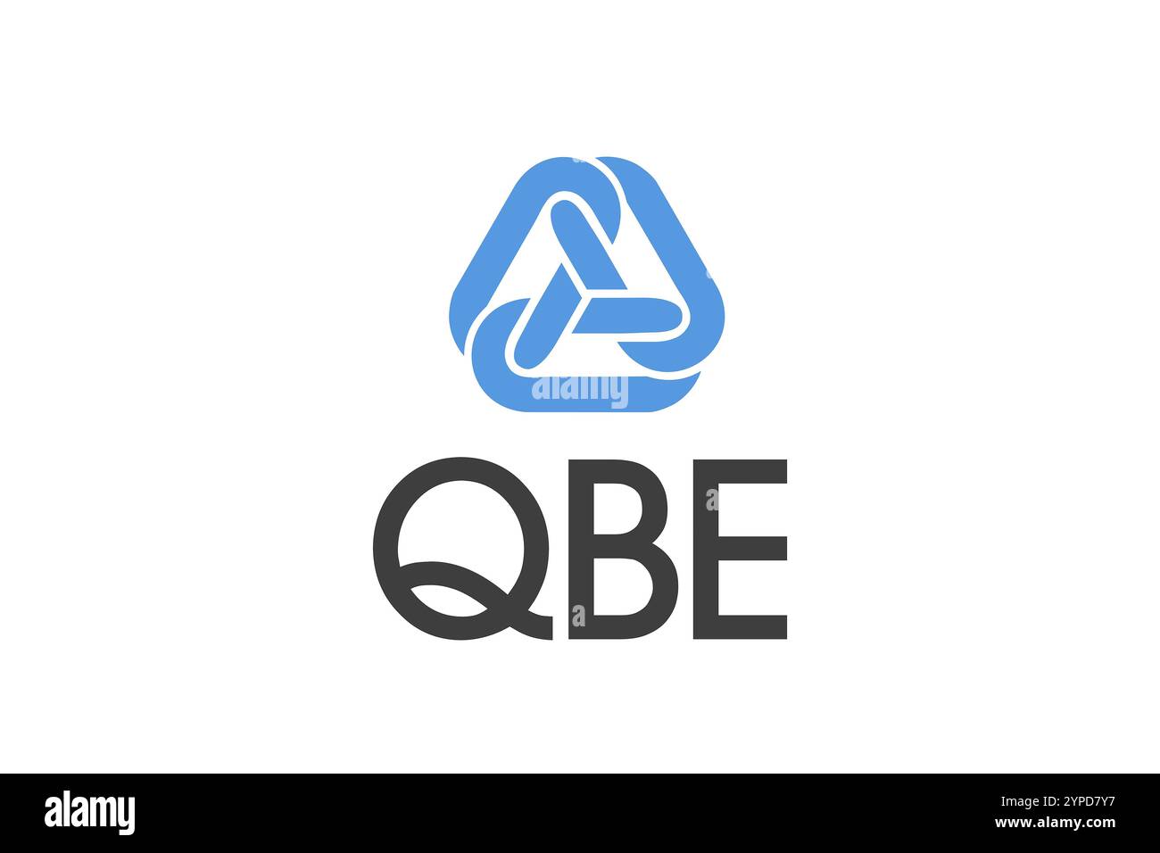 Das Logo der Firma QBE Insurance mit Hauptsitz in Sydney, Australien, Versicherungsgesellschaft, allgemeine Versicherung, entstand aus der Fusion von drei Stockfoto
