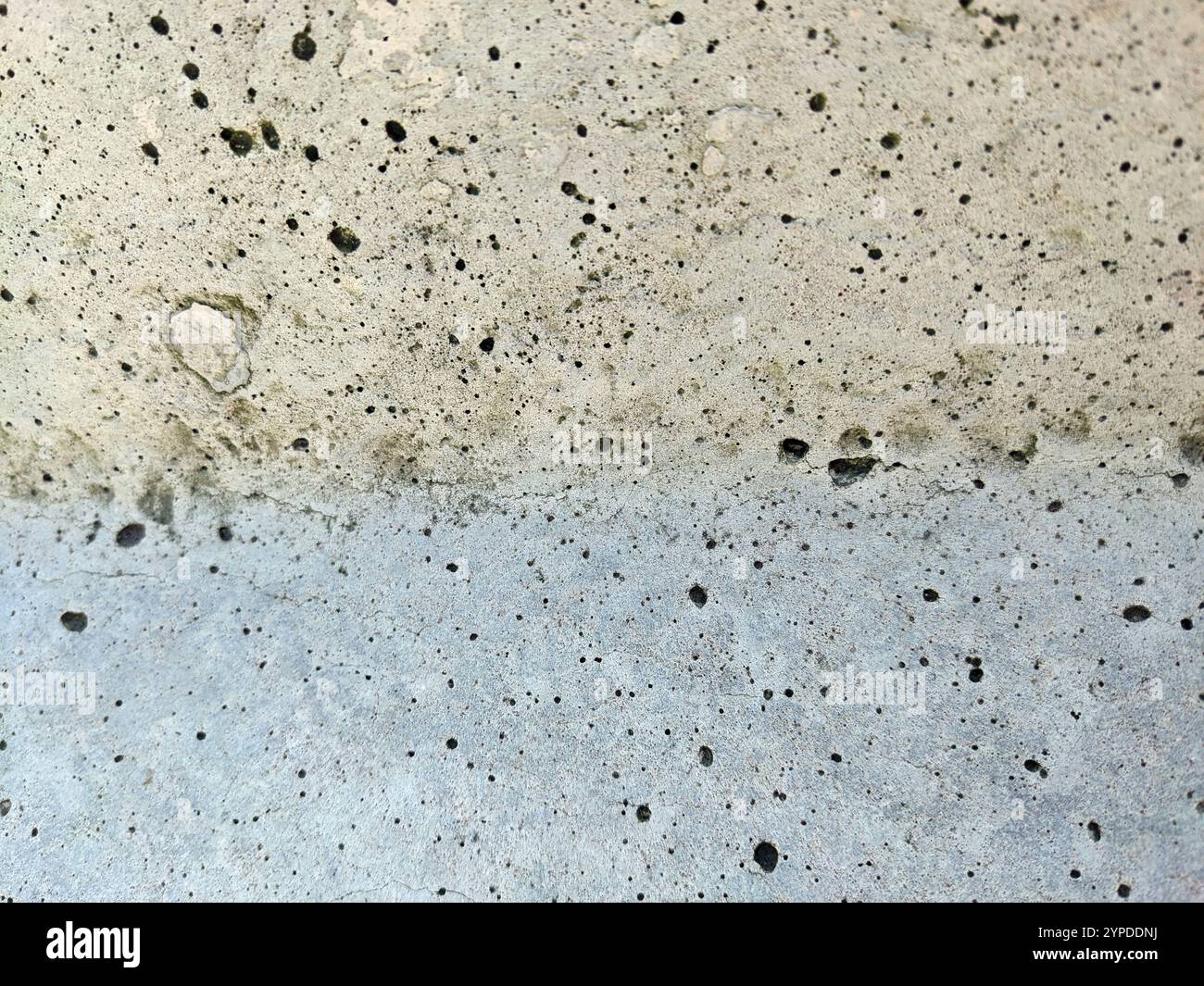 Nahaufnahme von Steinbeton mit Bubble Holes Industriehintergrund Stockfoto