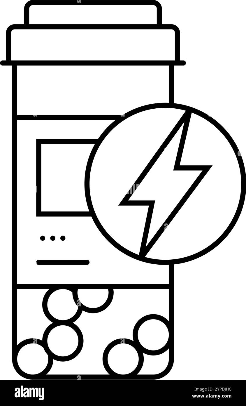 Anästhetika Medikamente Apotheke Linie Symbol Vektor Illustration Stock Vektor Anästhetika Medikamente Apotheke Linie Symbol Vektor Illustration Stock Vektor
