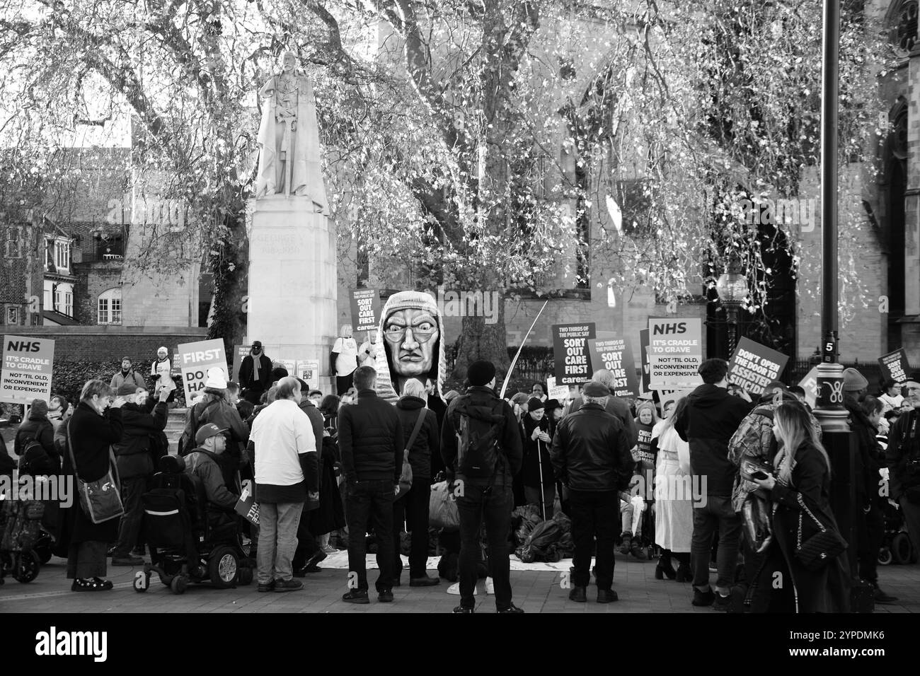 Kim Leadbeaters Assisted Dying Bill erreichte seine erste Stufe im Unterhaus am 29. November 2024 und enttäuschte seine Gegner Stockfoto
