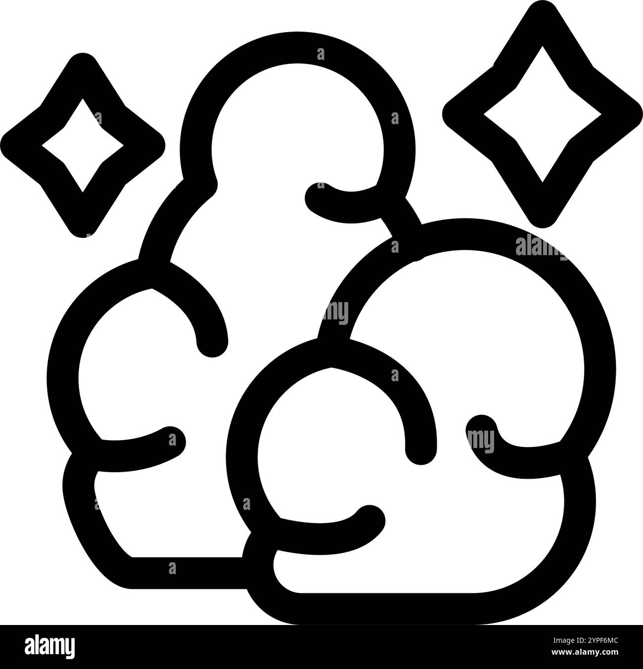 Seifensymbol - Seife zum Reinigen der Hände und Waschen der Dinge Vektor-Illustration Stock Vektor