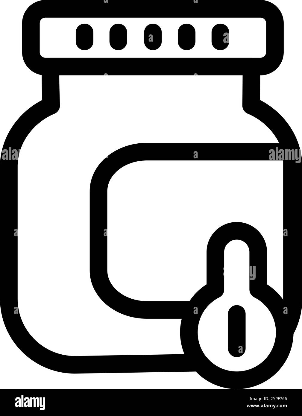 Fitness-Fitness-Fitness-Studio-Ergänzungen Pille-Box - Flachsymbol Stock Vektor