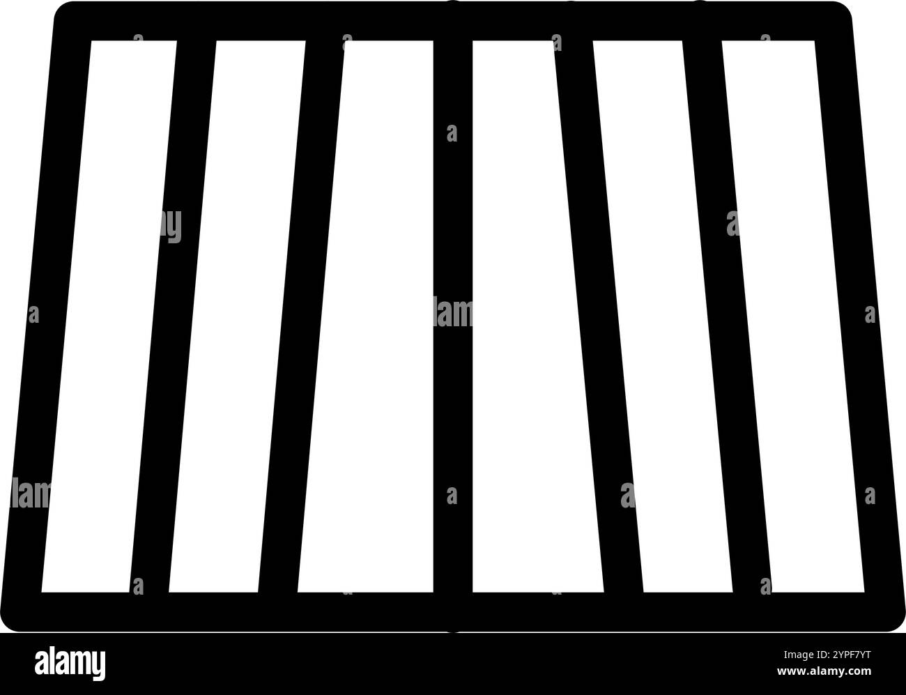 Fitnessmatte für Yoga-Übungen – Symbol mit flachem Symbol Stock Vektor