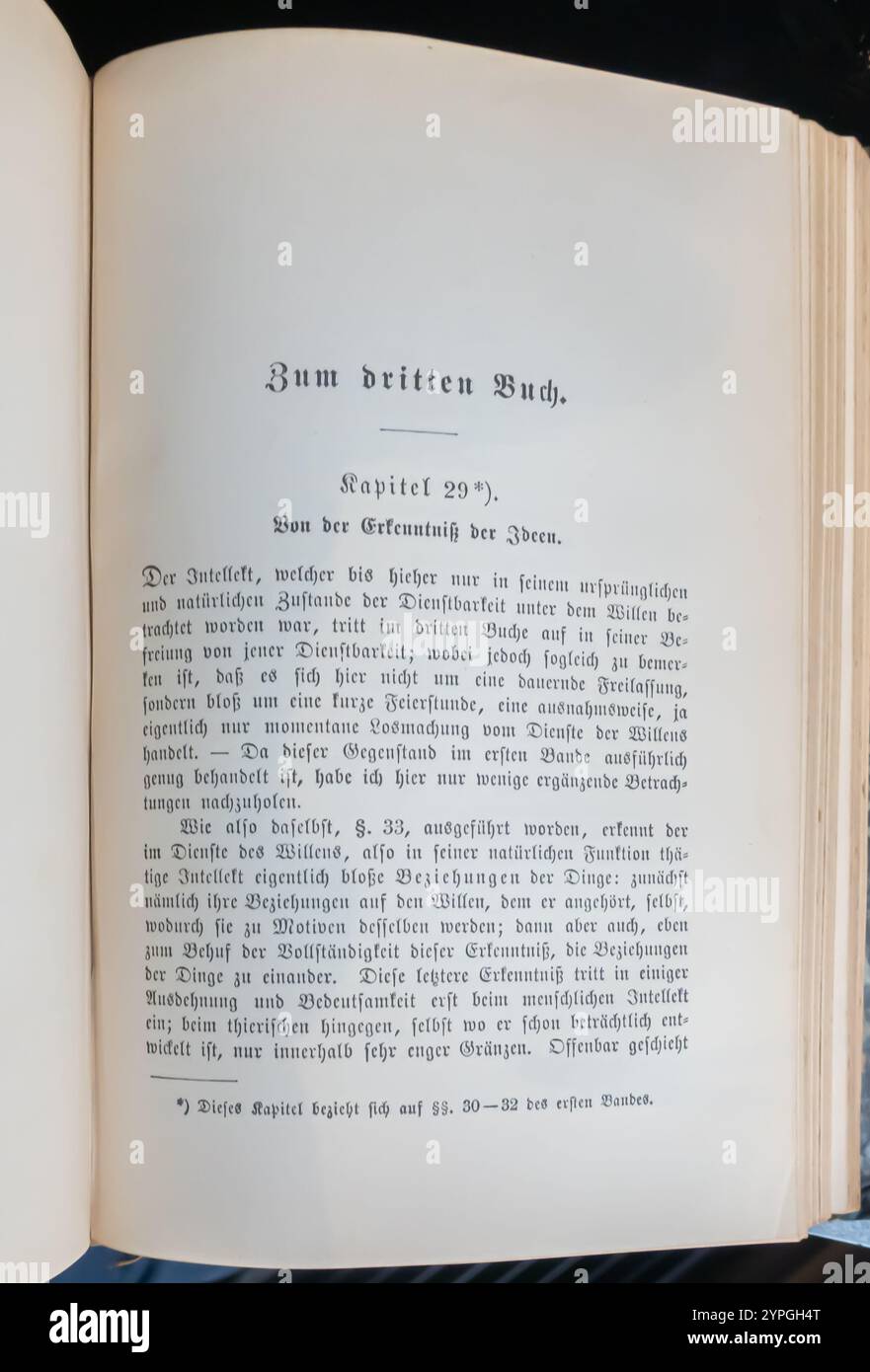 Ergänzungen zum dritten Buch Stockfoto