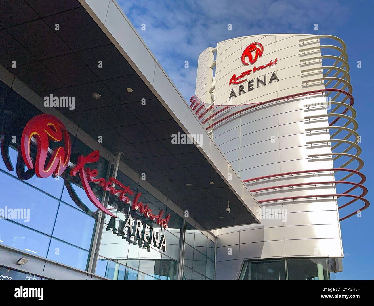 Birmingham, England, Großbritannien - 16. März 2024: Außenansicht der Resorts World Arena im NEC National Exhibition Centre Stockfoto