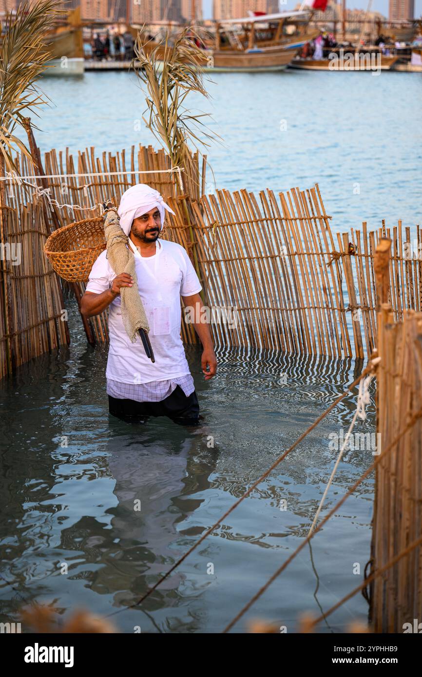 Katara 14. Traditionelles Dhow-Festival Stockfoto