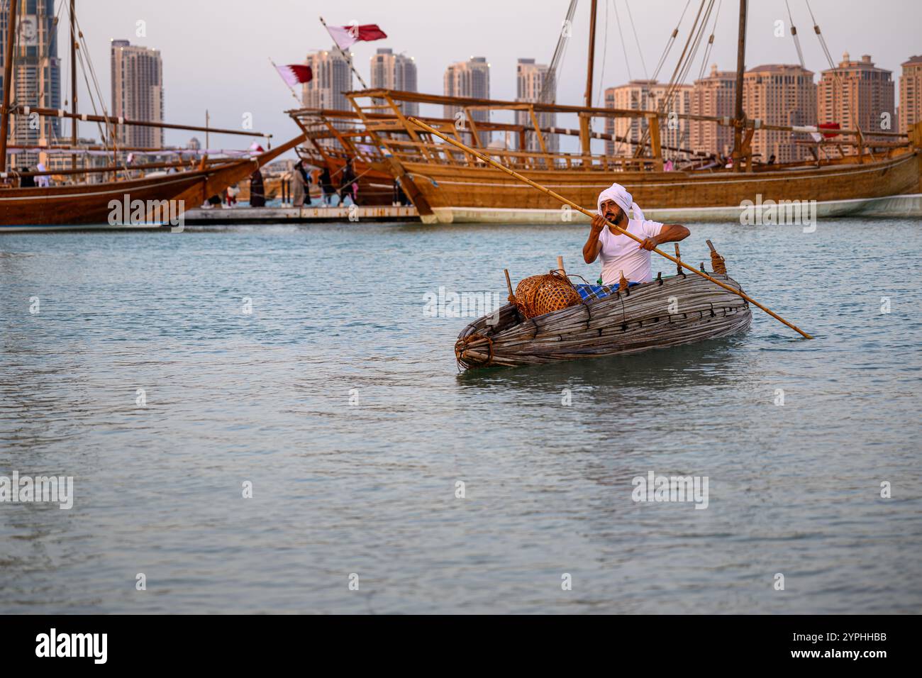 Katara 14. Traditionelles Dhow-Festival Stockfoto