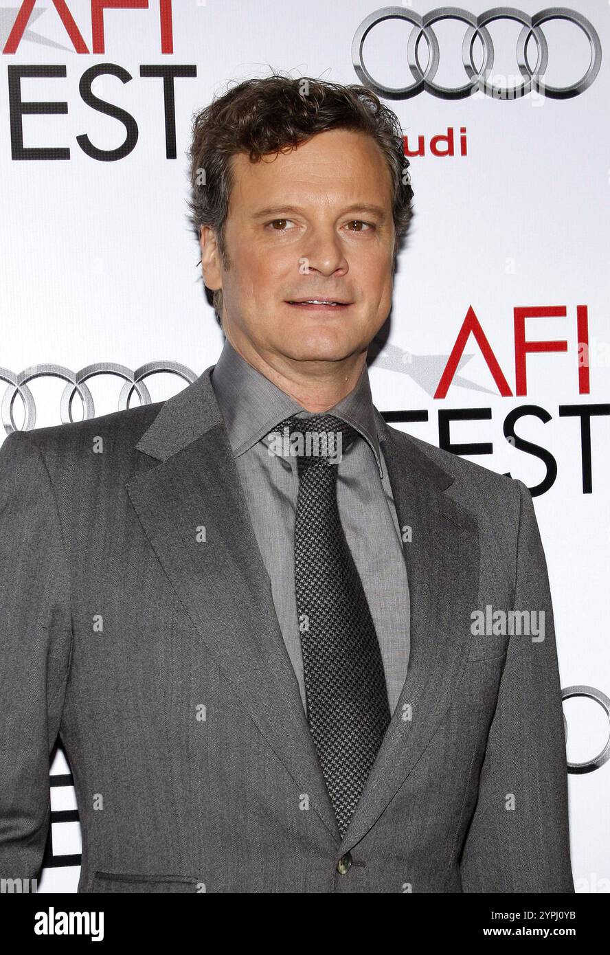 HOLLYWOOD, KALIFORNIEN - 5. NOVEMBER 2009: Colin Firth beim AFI FEST 2009 Vorführung von A Single man im Grauman's Chinese Theater in Hollywood, USA am 5. November 2009. Stockfoto