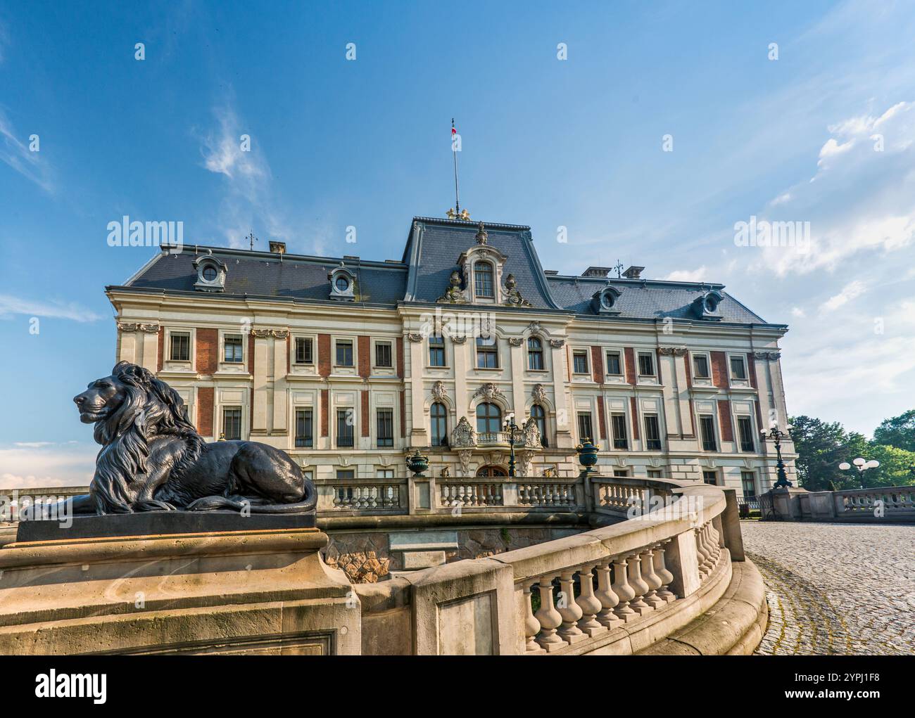 Burg in Pless, Schlesien, Polen Stockfoto
