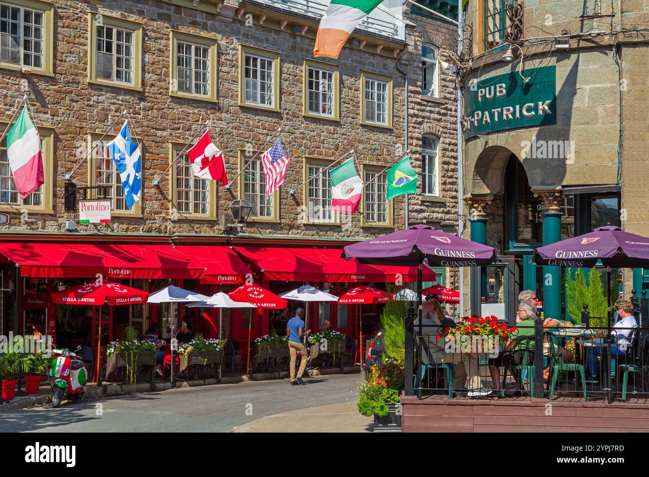 St. patrick's Irish Pub, Saint-Jean Street, Quebec City, Kanada Stockfoto