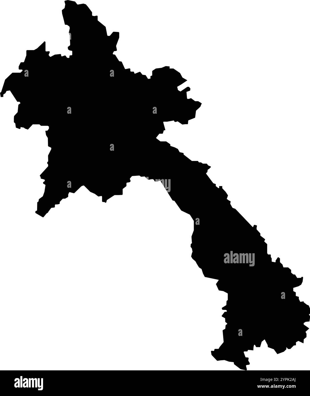 laos Karte Symbol Illustration Design Stock Vektor