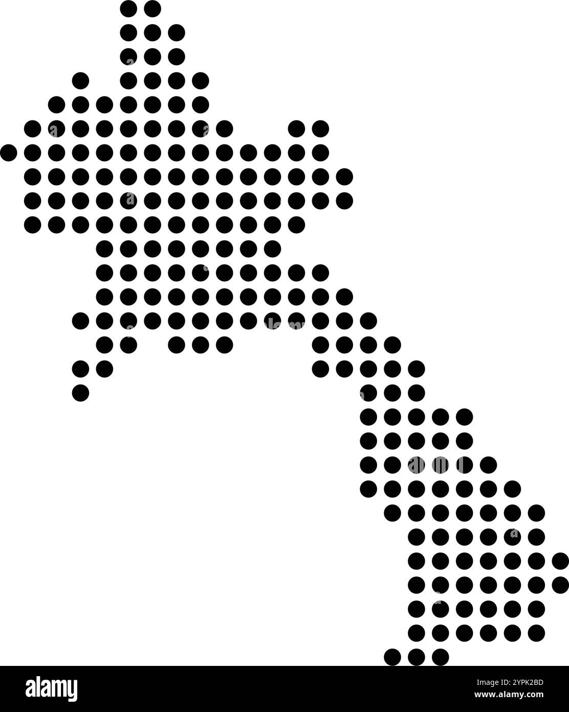 laos Karte Symbol Illustration Design Stock Vektor