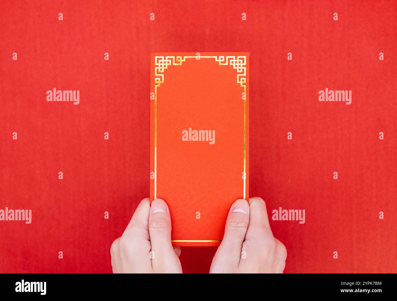 Chinese New Year rot-Pakete Stockfoto