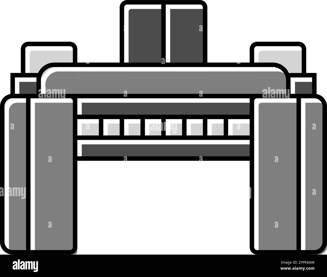 Ölfilterschlüssel Auto Reparatur Farbe Symbol Vektor Illustration Stock Vektor